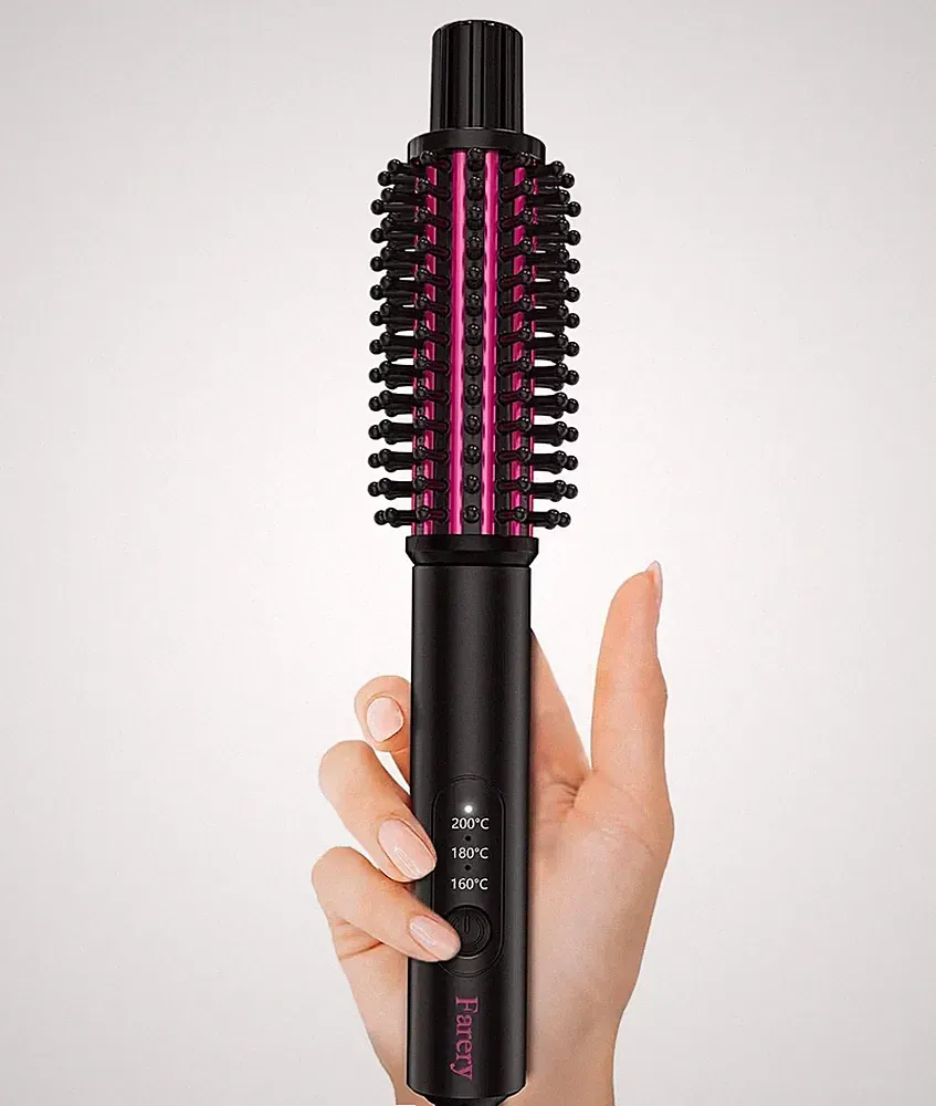 Farery Mini Thermo Hot Brush Lockenstab 25 mm klein Haar Lockenstab