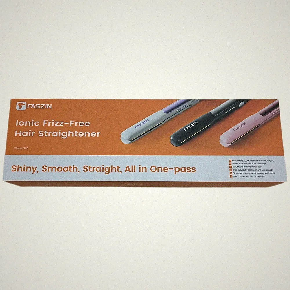 Faszin 2 in 1 Glätteisen Locken und Glätten, 20s Schnellaufheizung, Titanplatten