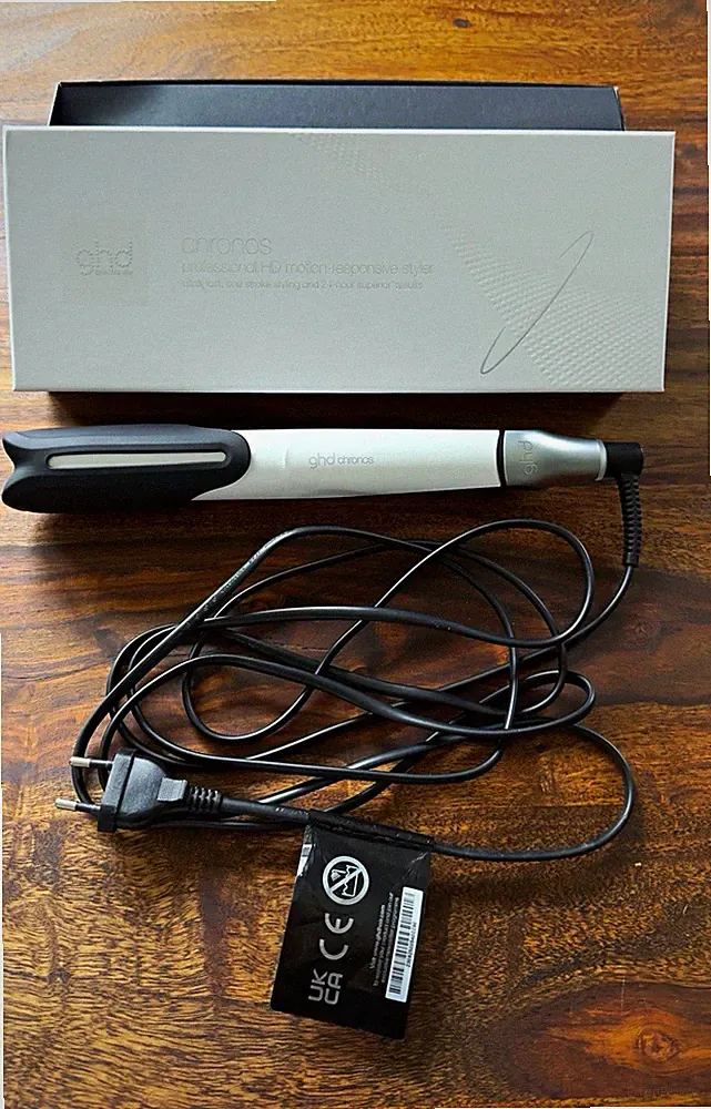 ghd chronos Glätteisen Haarglätter Weiß/Schwarz
