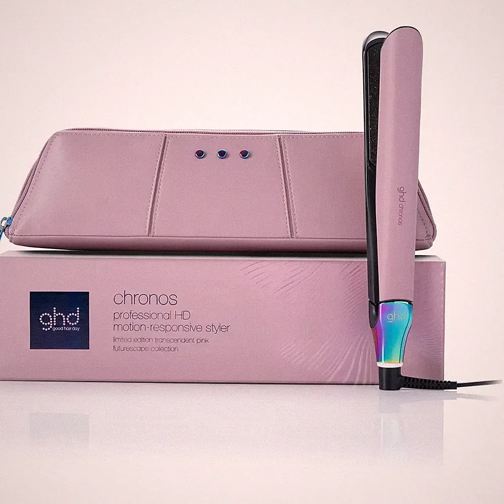 ghd Chronos Limited Edition Futurescape Collection Haarglätter mit Etui, Transce