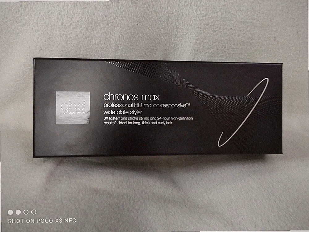 ghd chronos max Neustes breites Glätteisen In Schwarz (43mm Platten)