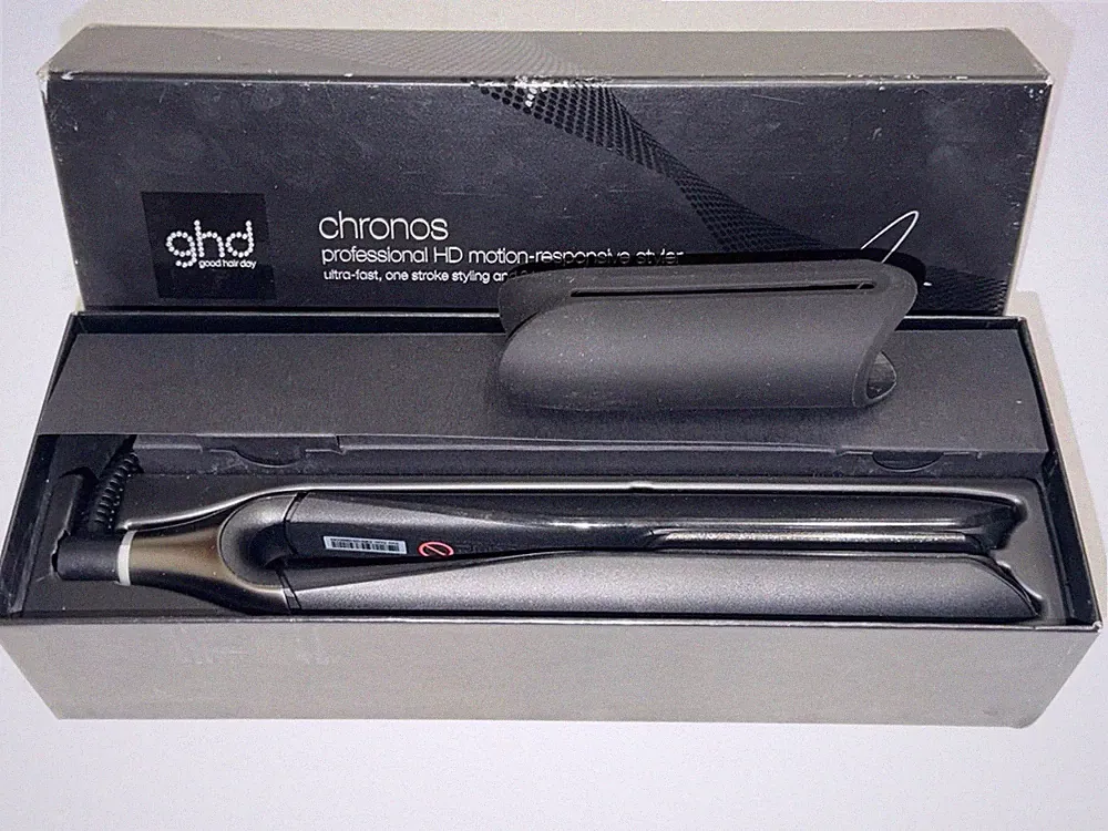 GHD Chronos Styler – Professioneller Haarglätter -Schwarz (26mm Platten) Neuware