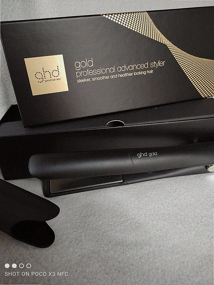 ghd gold Glätteisen (26mm Platten) in Schwarz