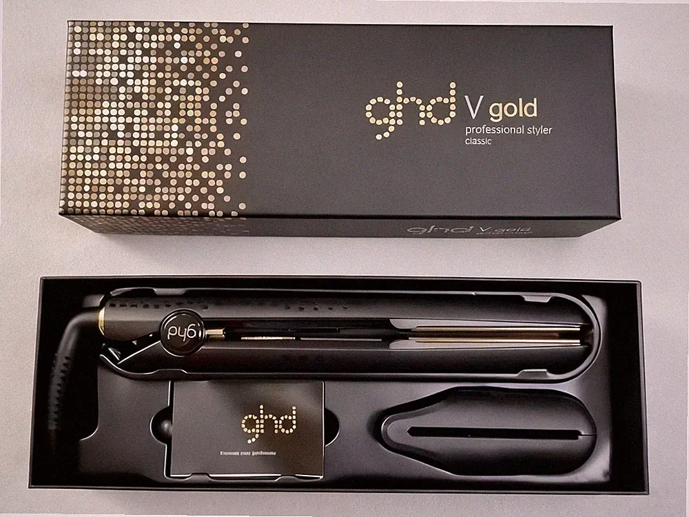 GHD Gold Glätteisen, professionelles Stylinggerät, für alle Haartypen geeignet