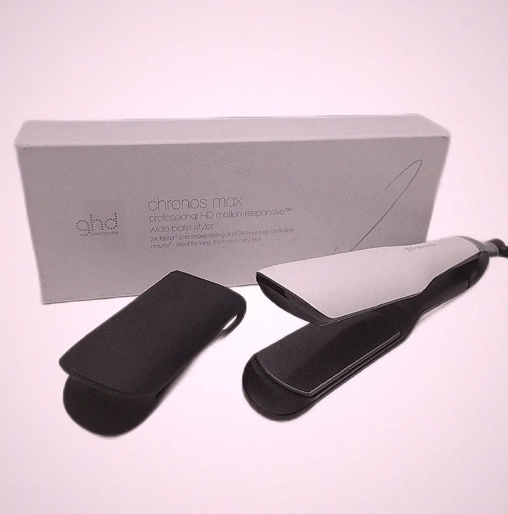 ghd Haarglätter Haarpflege Chronos Max professionelle Styling Kombination mit br