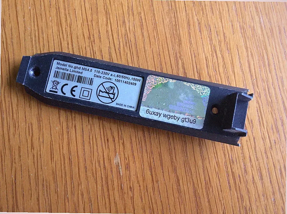 GHD MS4.0 Haarglätter mit schmaler Platte schwarz nicht schaltbare Seite PCB Abdeckplatte