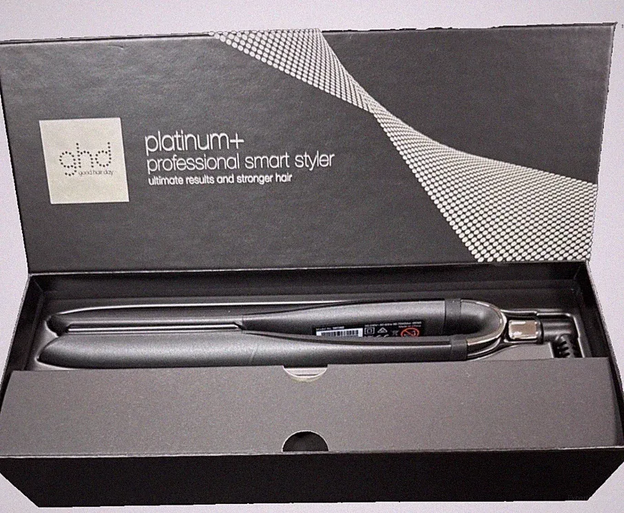 ghd Platinum Plus + Haarglätter & Professioneller Styler Schwarz - NEU