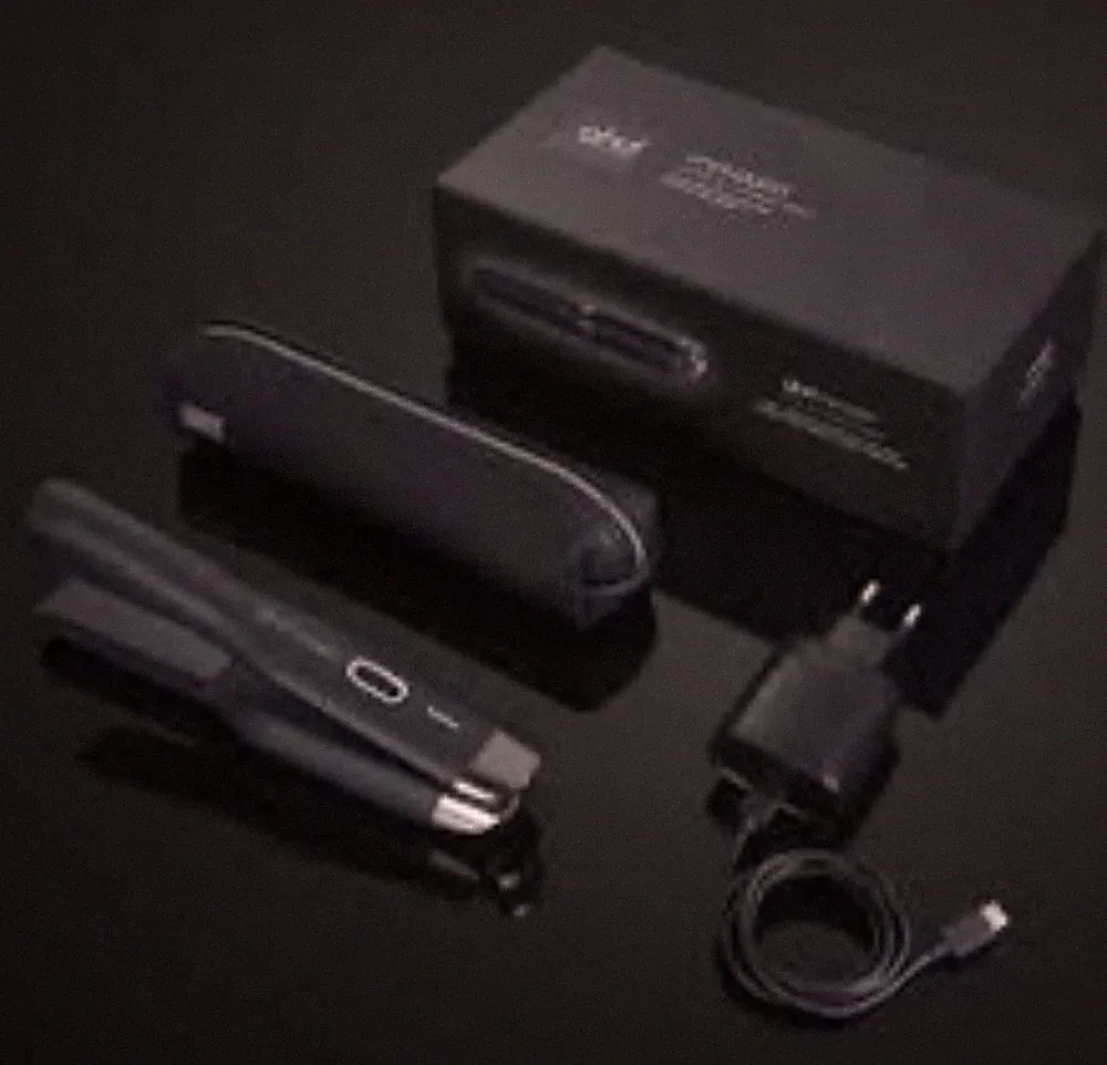 GHD Unplugged Styler Kabelloses Glätteisen Schwarz gebraucht