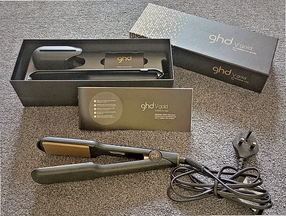 GHD V Gold Professional Styler Glätteisen mit breiter Platte - NUR ERSATZTEILE ODER REPARATUR