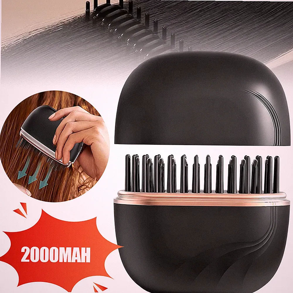Glättbürste Hair Straightener Glätteisen Reiseglätteisen Mini Wiederaufladbar