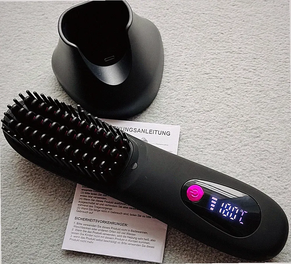Glättbürste Stylingbürste NEU Go Brush Pro Kabellos