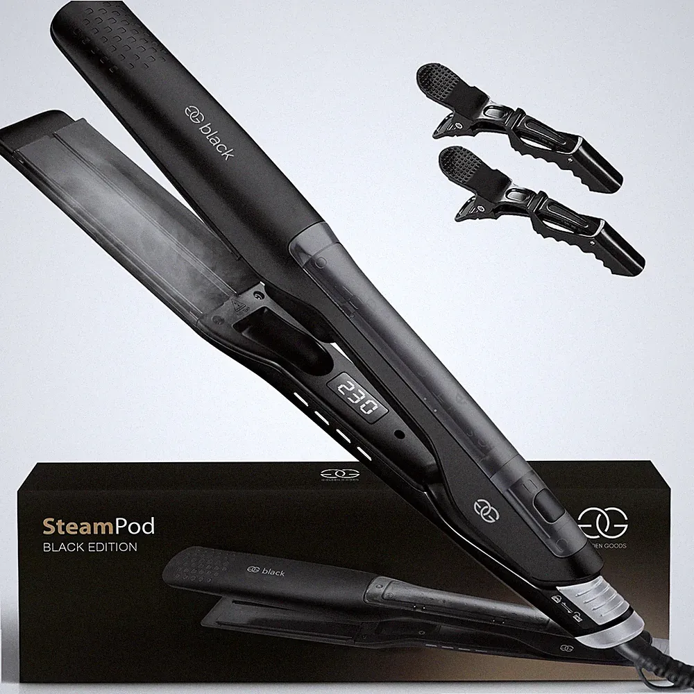 Glätteisen 2in1 Professionelles Haarglätter Lockenstab Dampf & 42mm Breite T...