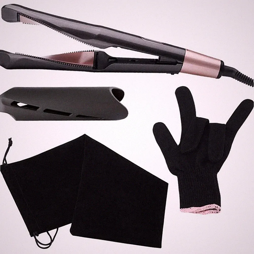 Glätteisen Für Locken Lockenstab Lockige Wellen Glättend 2 In 1