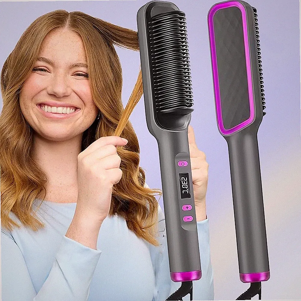 glätteisen haarbürste