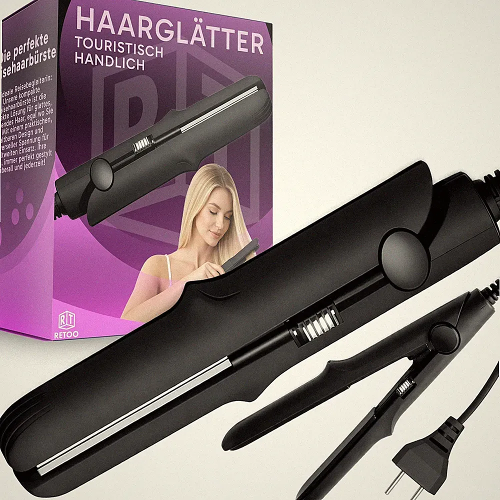 Glätteisen Haarglätter Keramikbeschichtete Straight für glatte & glänzende, M...