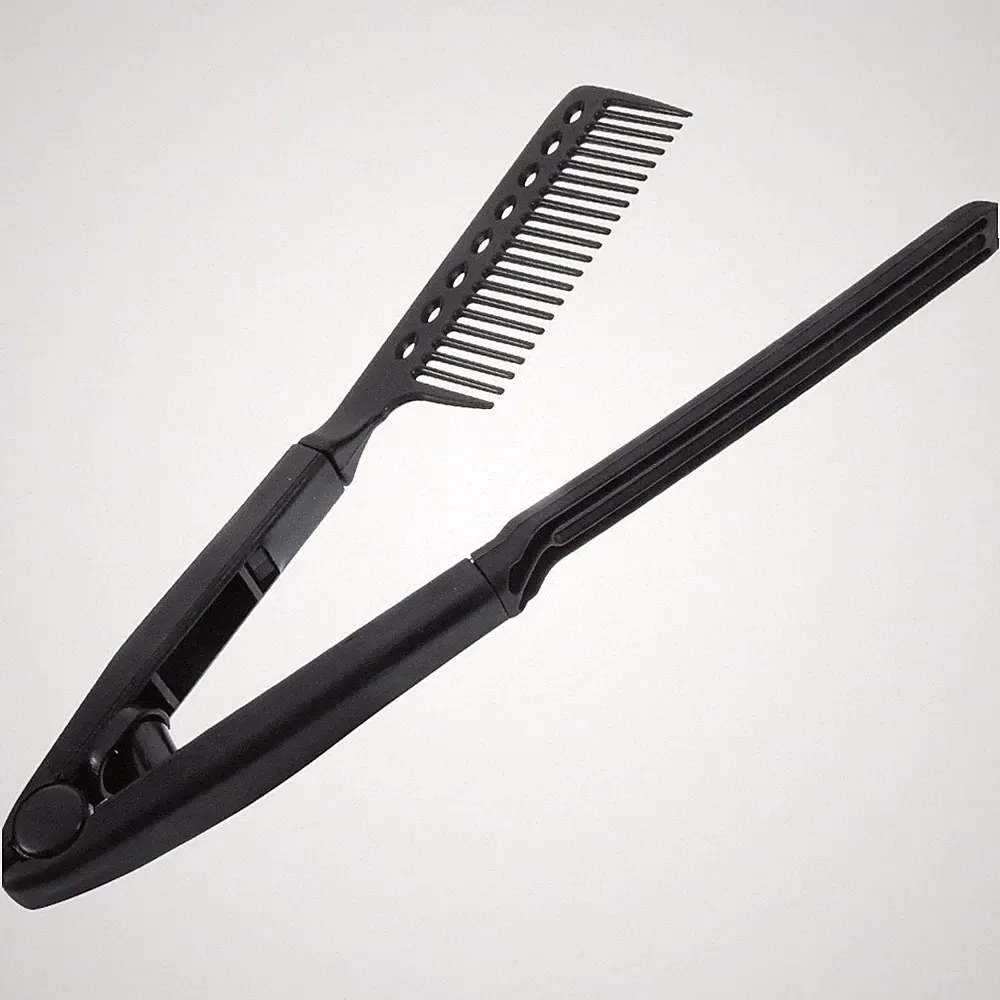 Glättungsbürste Haarglatteisengerät Haarglätterkamm Für Damen Glattes