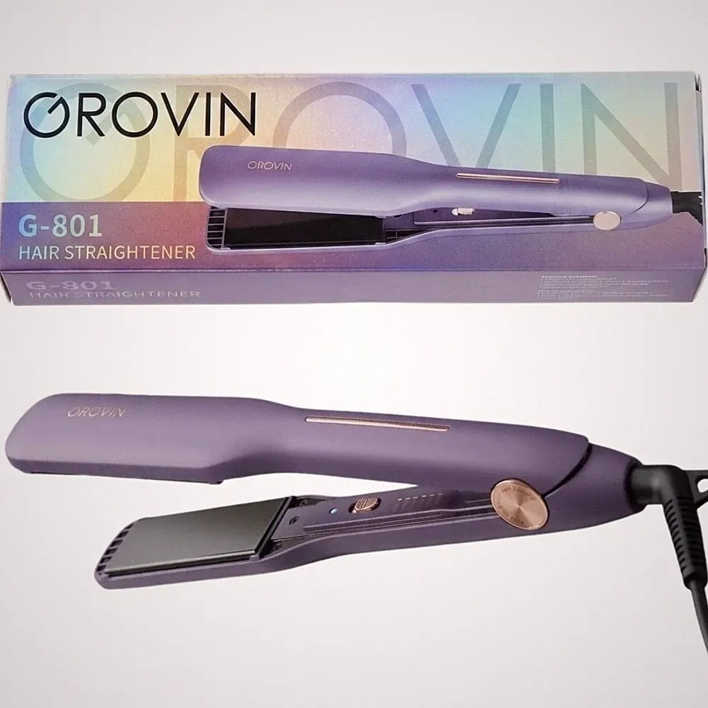 Grovin G-801 Haarglätter Glätteisen Keramik Profi Haarstyler Neu Lila