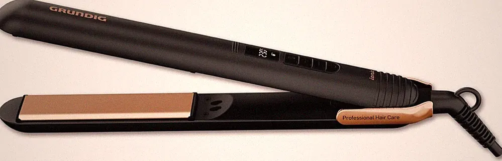 Grundig Glätteisen HS 7030, schwarz/ roségold