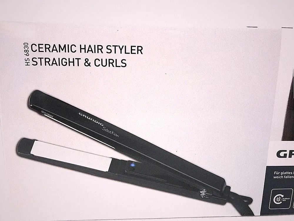 GRUNDIG HS 6830 Profi Keramik Hairstyler Haarglätter Glätteisen Haarstyling