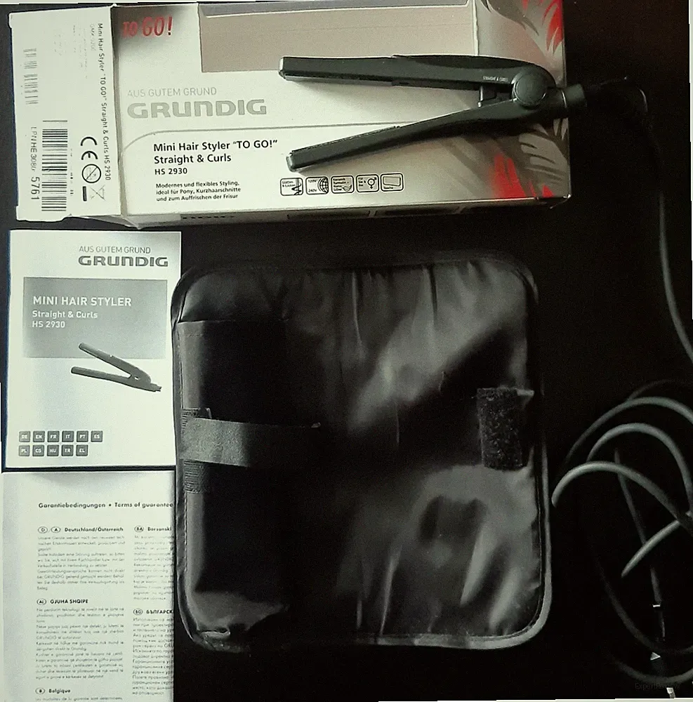Grundig HS2930 Mini-Haarglätteisen "TO GO" - Keramikbeschichtet