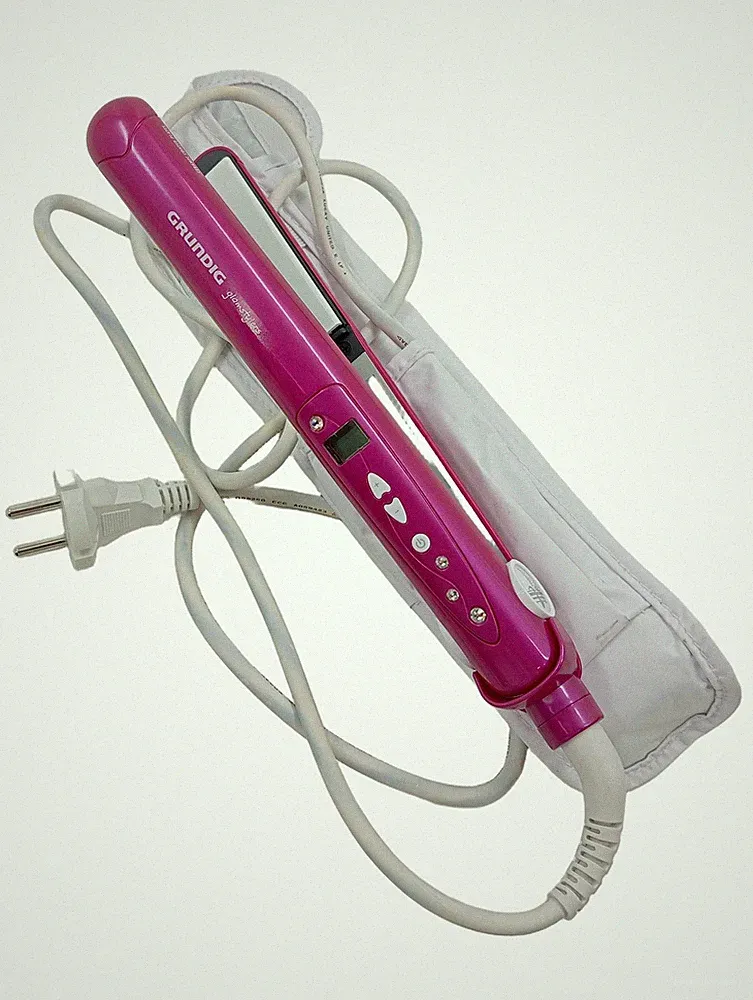 Grundig HS5732 GlamStyler Glätteisen Haarglätter Pink