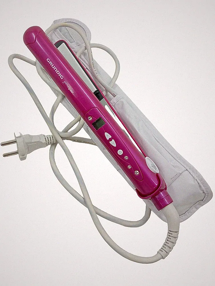 Grundig HS5732 GlamStyler Glätteisen Haarglätter Pink