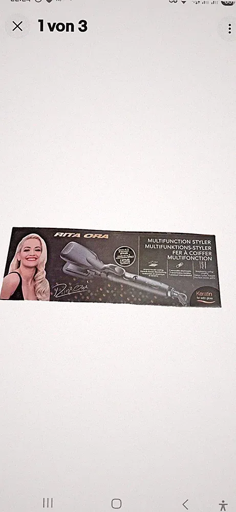 Haar Styler Stab Multifunktion 7 Aufsätze Locken / Glätten Keramik-Keratin