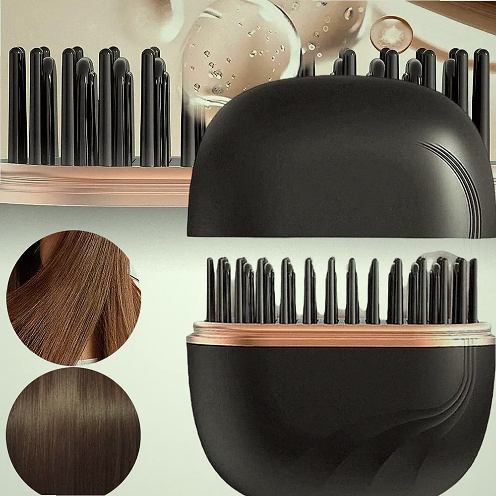 Haarglätter Glätteisen Bürste Glätteisen Haarglätter Kamm Kabellos für Salon