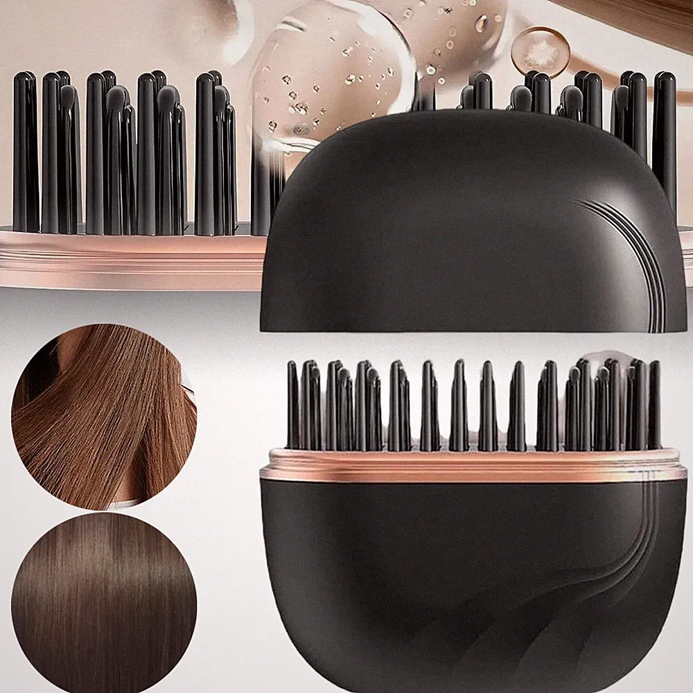Haarglätter Glätteisen Bürste Glätteisen Haarglätter Kamm Kabellos für Salon