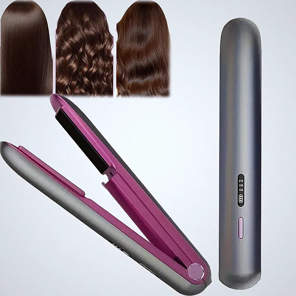 Haarglätter &Lockenstab mit Kaltluft,Glätteisen für Locken,Pro Hair Straightener