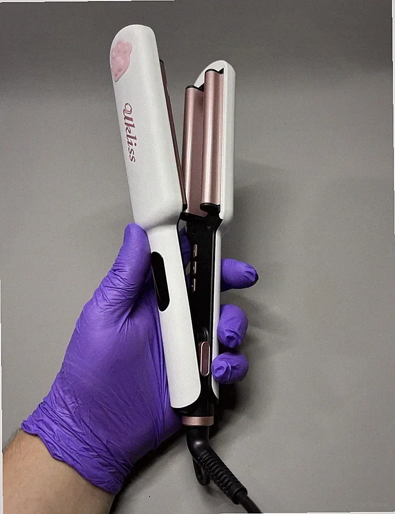 Hair Crimper Triple Barrel Ionic Wavy Mini Lockenstab Lockenstab tiefe Wellen