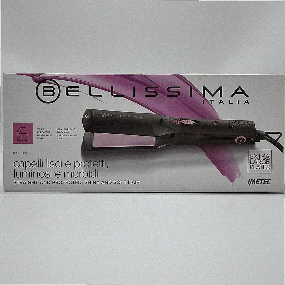 Imetec Bellissima B26 100 Glätteisen Keramikbeschichtung 160°C - 230°C, Haarglät