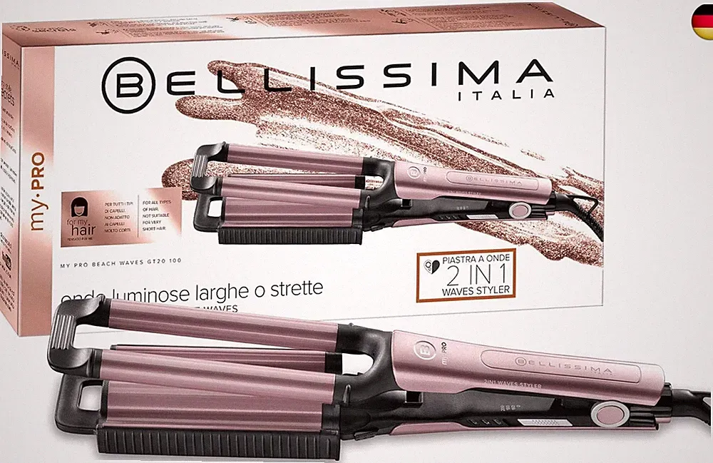 Imetec My Pro Beach Waves GT20 100 glätteisen, Haarglätter für Wellen &Locken m