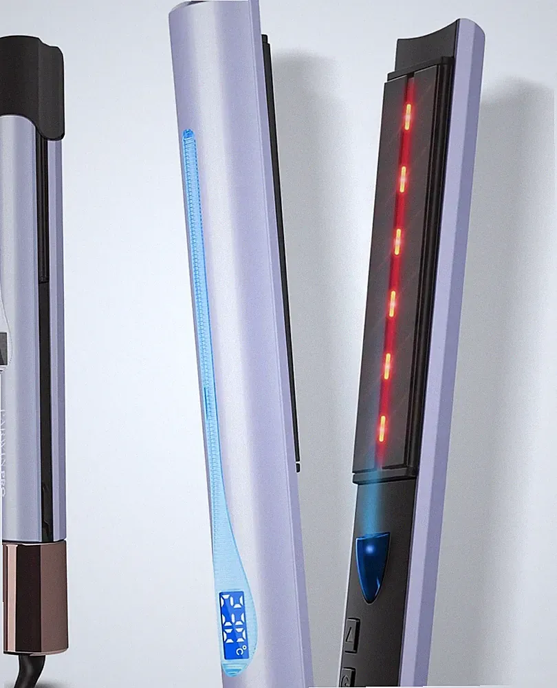 Infrarot-Ionen Haarglätter, PARWIN PRO BEAUTY 2 IN 1 Glätteisen Locken 100-230℃
