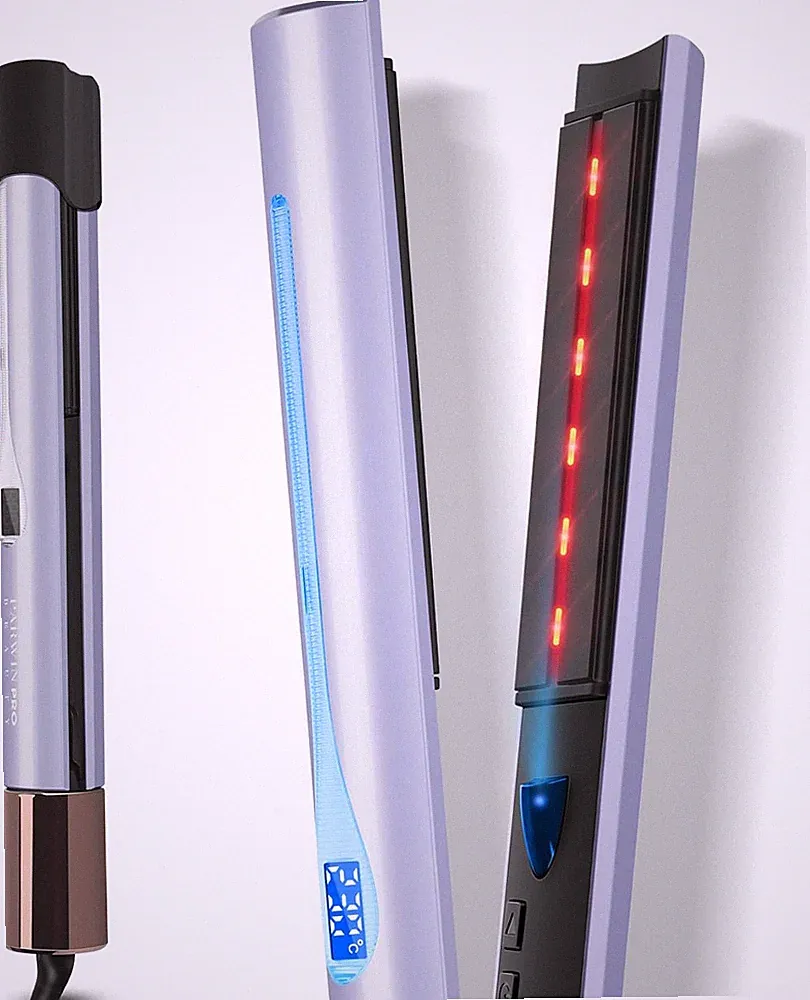 Infrarot-Ionen Haarglätter, PARWIN PRO BEAUTY 2 in 1 Glätteisen Locken Und Glätt