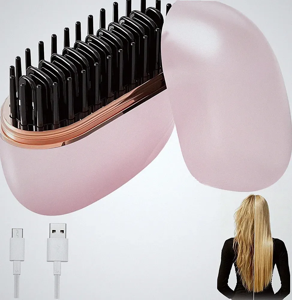 Kabelloses Mini Glätteisen - Tragbares 3 Stufiges Haarglätter für Alle Frisuren