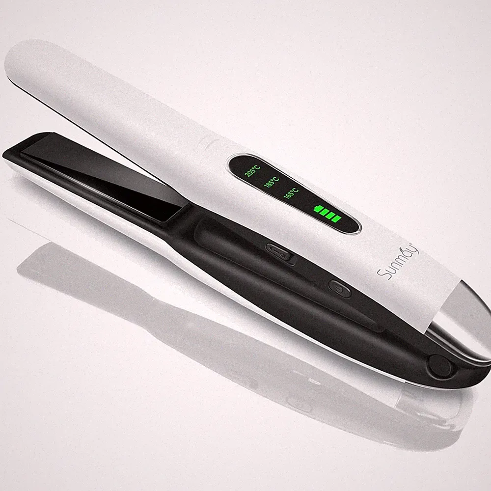 Kabelloses Mini Haarglätteisen Titan 2-in-1 Locken und Glätten