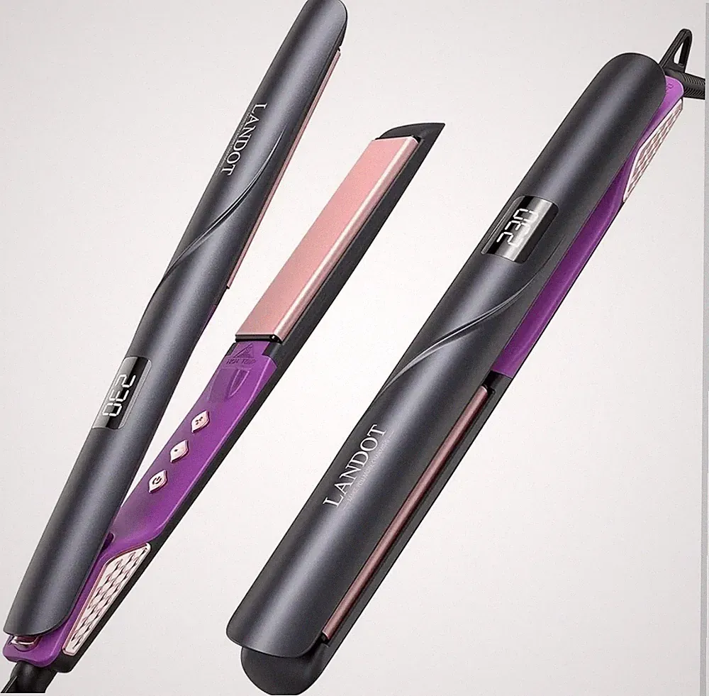 Keramik Haarglätter für Frauen, schnelles Aufheizen, für alle Haartypen, Reise