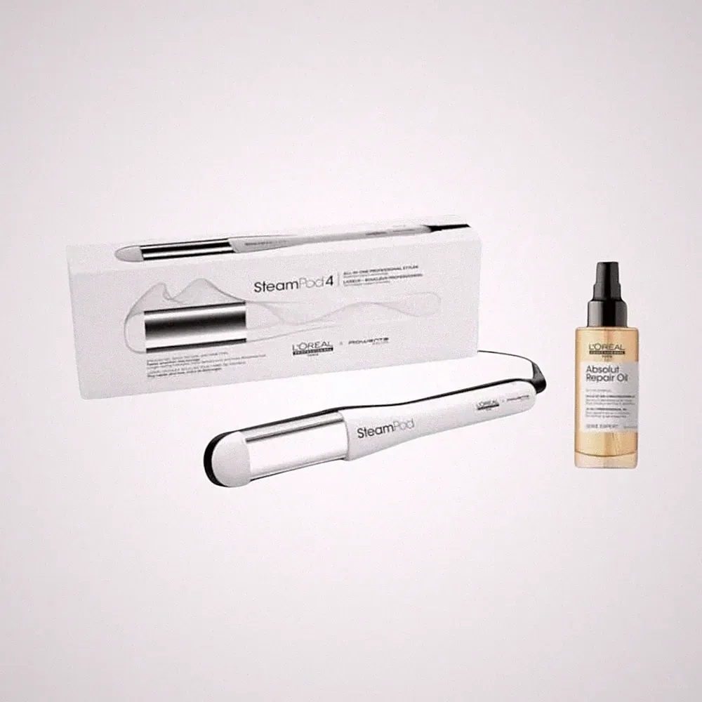 L'Oréal SteamPod 4 Glätteisen Dampfstyler Serie Expert Set
