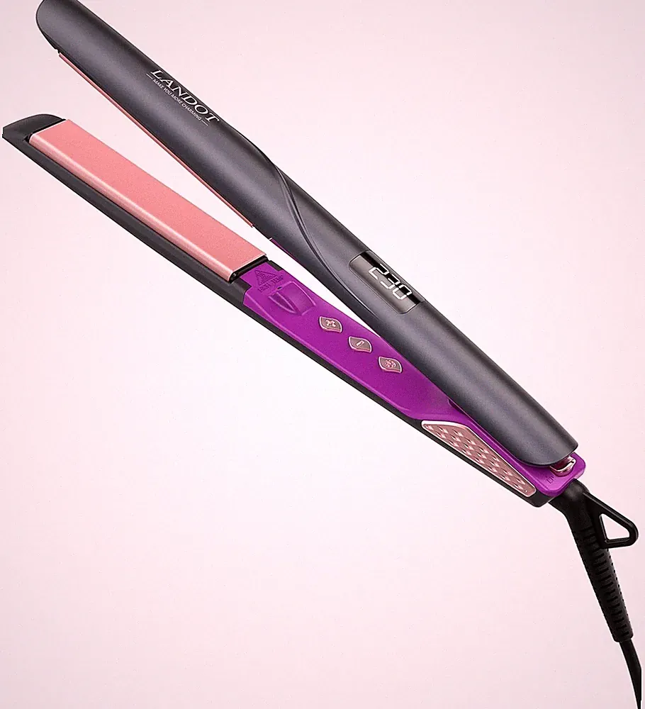 LANDOT Ionische Haarglätter für Frauen Keramik Schwimmende Platten 1 Zoll