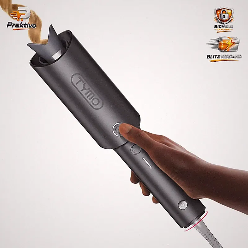 Lockenstab Automatisch 25mm 3 Temperaturstufen 160-210℃ für Große Locken