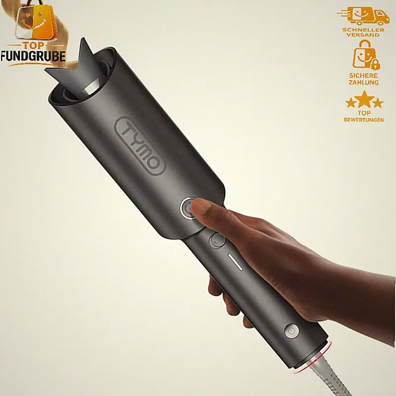 Lockenstab Automatisch 25mm 3 Temperaturstufen 160-210℃ für Große Locken Damen