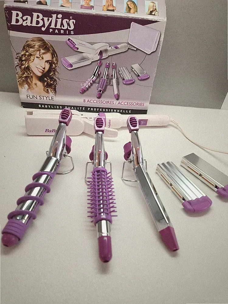 Lockenstab Glätteisen Set