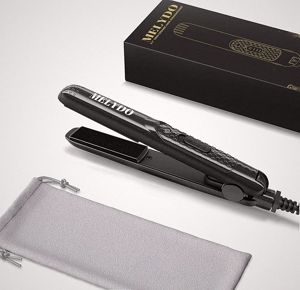 Mini Glätteisen 1,8cm – Schnellaufheizung 210°C, Keramik Platten, Reise Haa