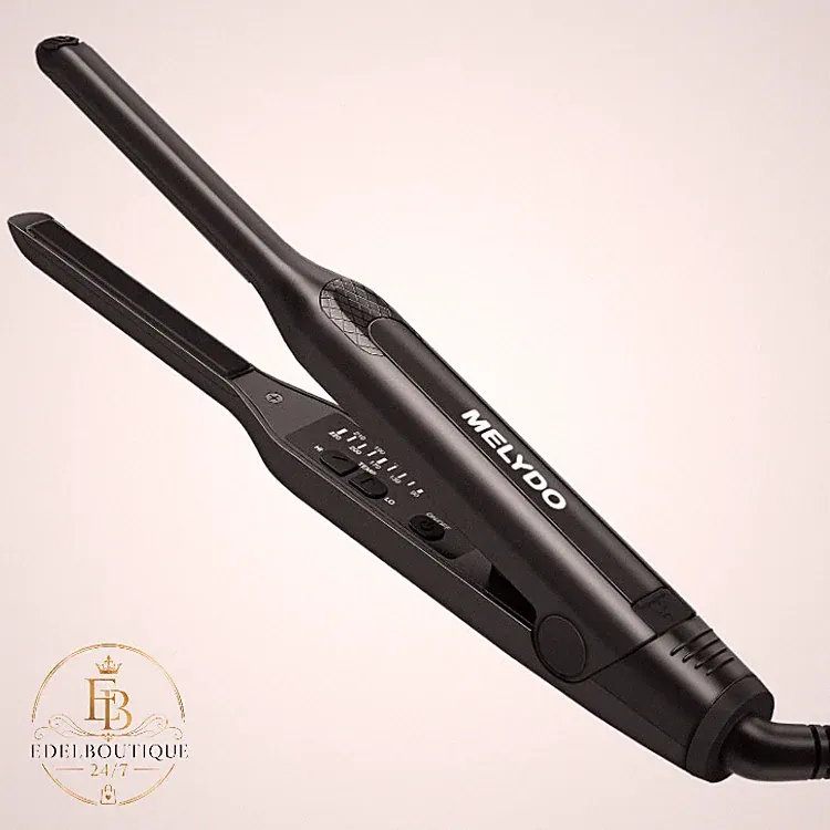 Mini Glätteisen 3/10 Zoll 2 in 1 Haarglätter Lockenwickler 90-220 C, für kurze
