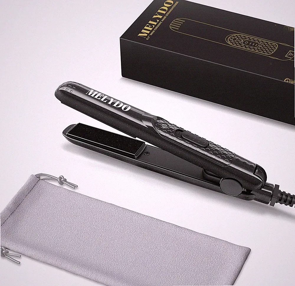 Mini Glätteisen für kurze Haare & Pony – 1,8 cm Platten, 30 Sek. Heizung, 210°C