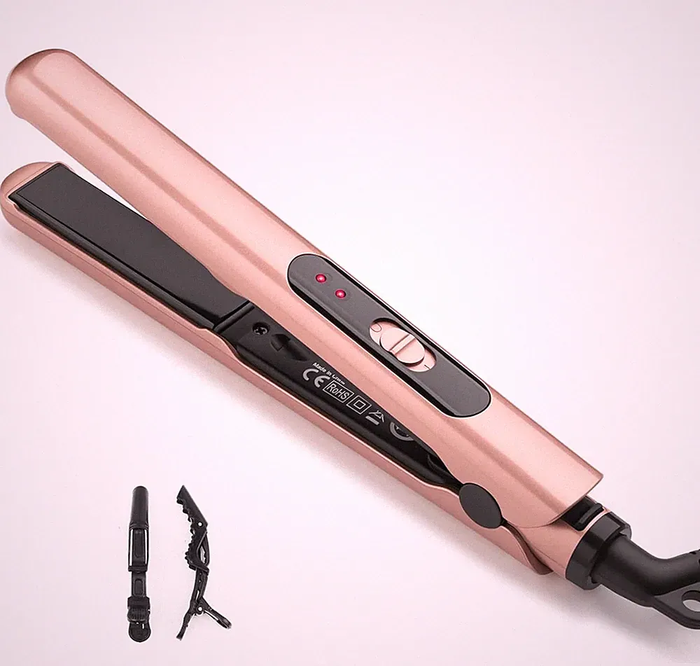 Mini Glätteisen Haarglätter für Kurze Haare,Reise Glätteisen Klein,Duale Span...
