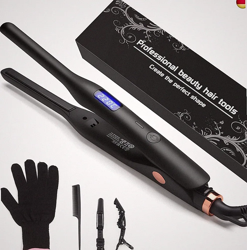 Mini Glätteisen, JAETON Haarglätter und Lockenstab 2 in 1 Glätteisen für kurzes