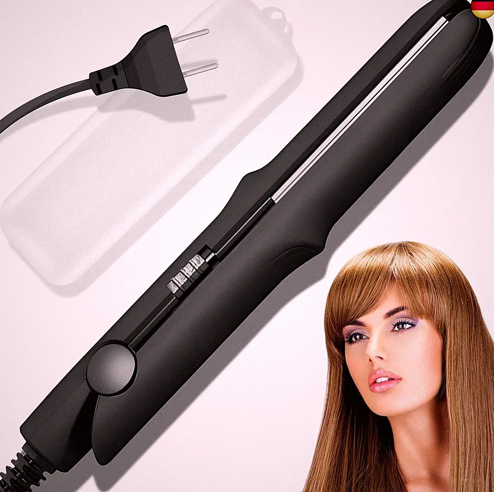 Mini Glätteisen Professioneller Haarglätter Glätteisen für kurzes Haar Bart und