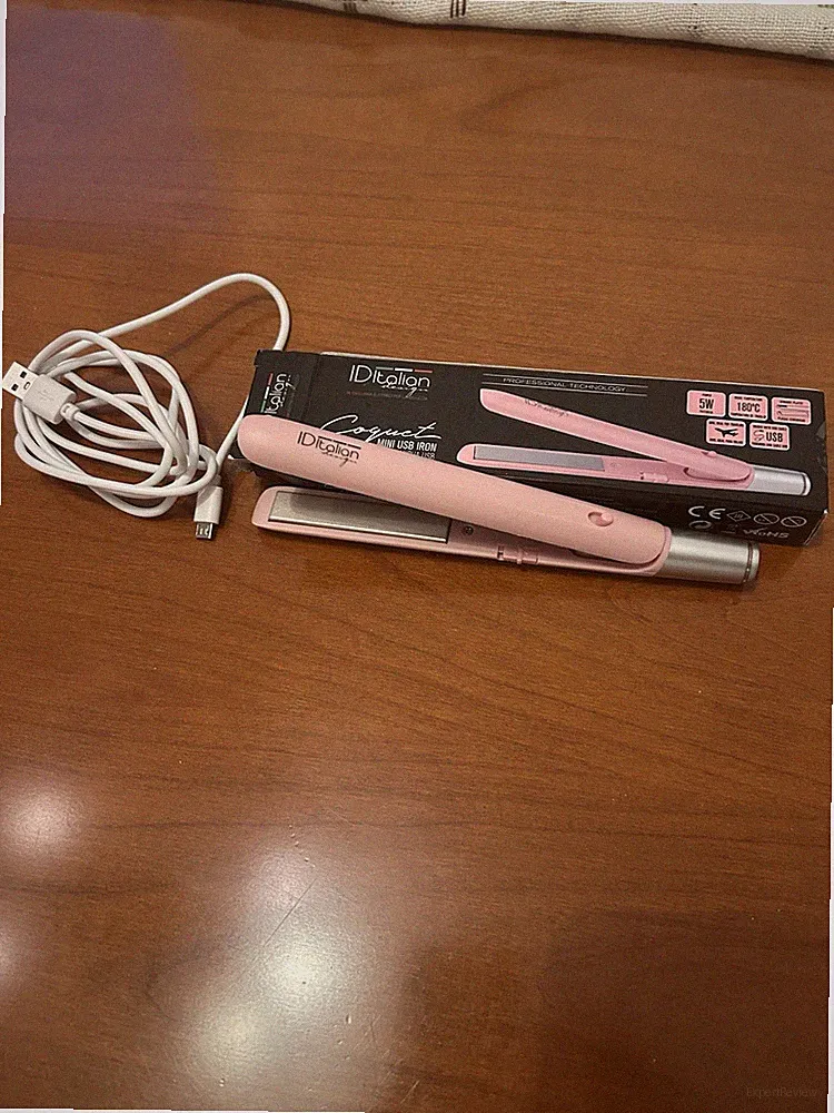 Mini Glätteisen USB 180 Grad Inkl. Ladekabel